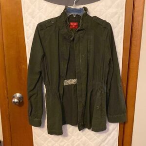 Green military jacket   
